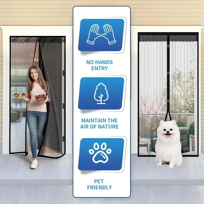 Magnetic Screen Door Curtain