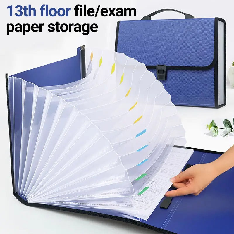 Multi Layer Document Organizer Bag