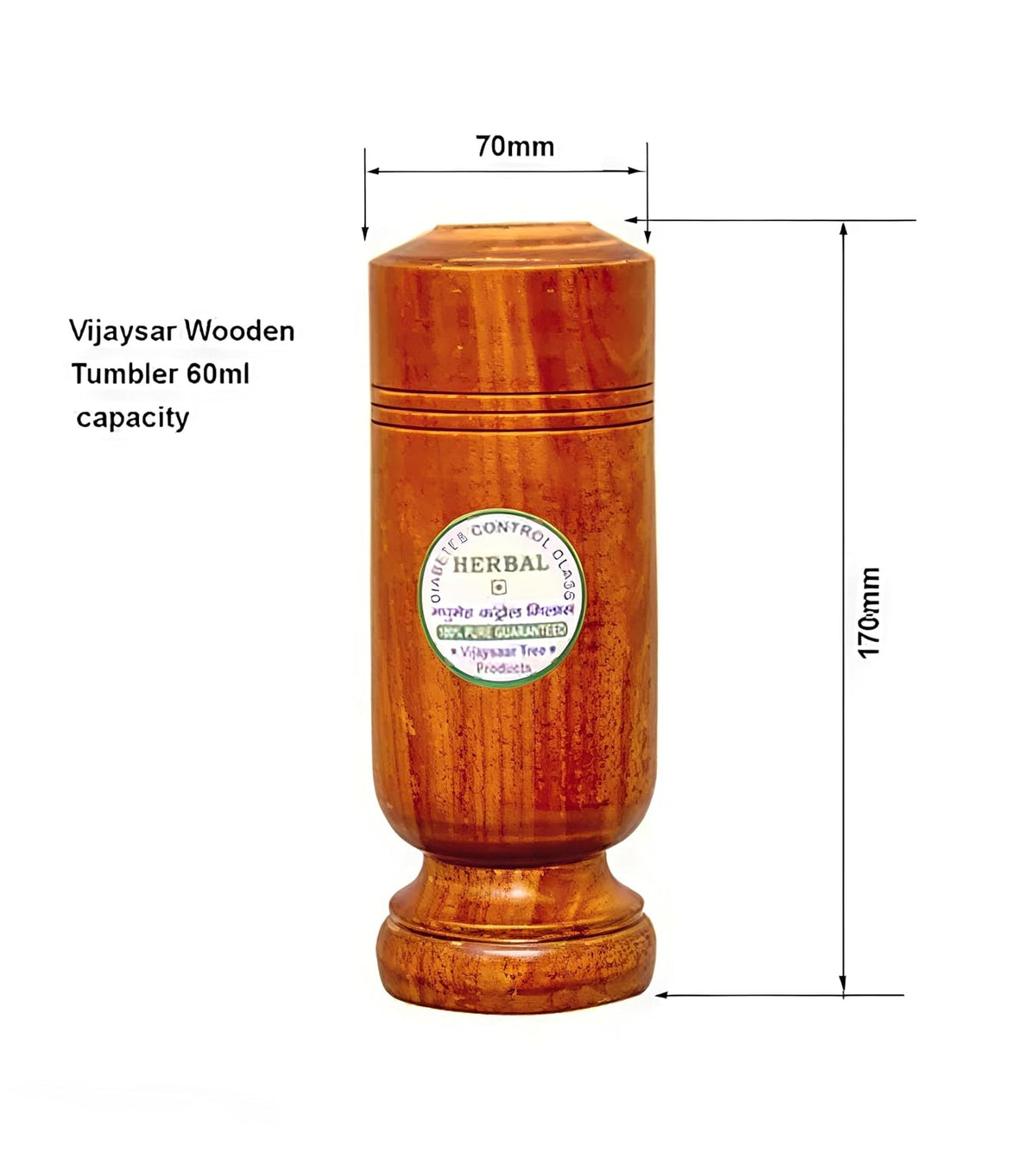 Wooden Herbal Wellness Cup