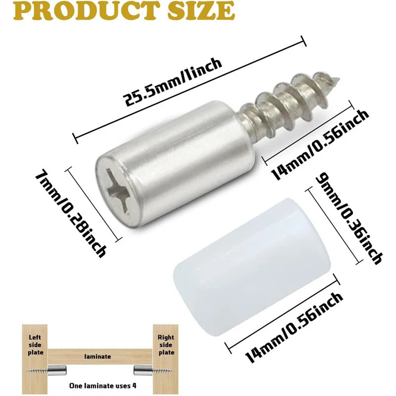 2 in 1 Shelf Support Screw