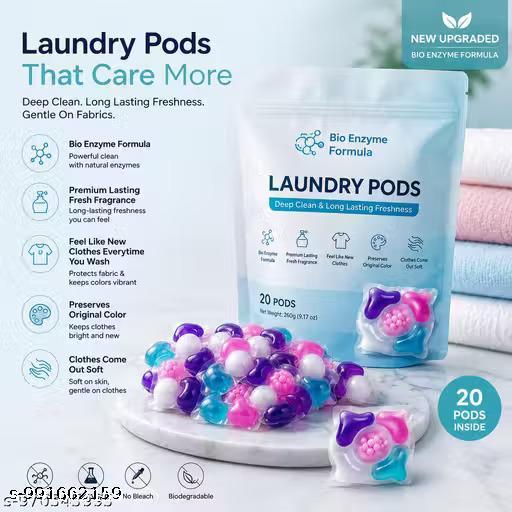 Deep Clean 5-in-1 Liquid Laundry Pods