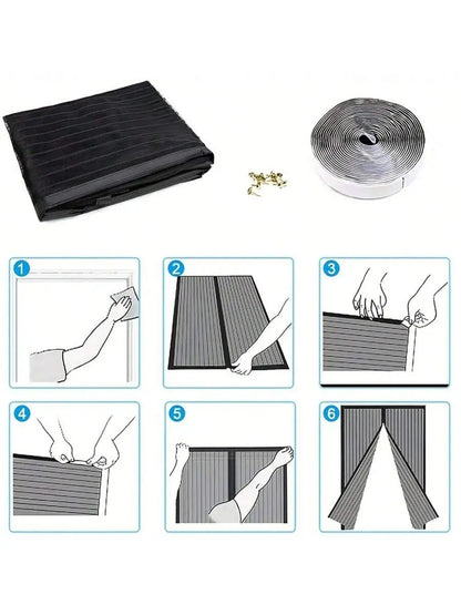 Magnetic Screen Door Curtain