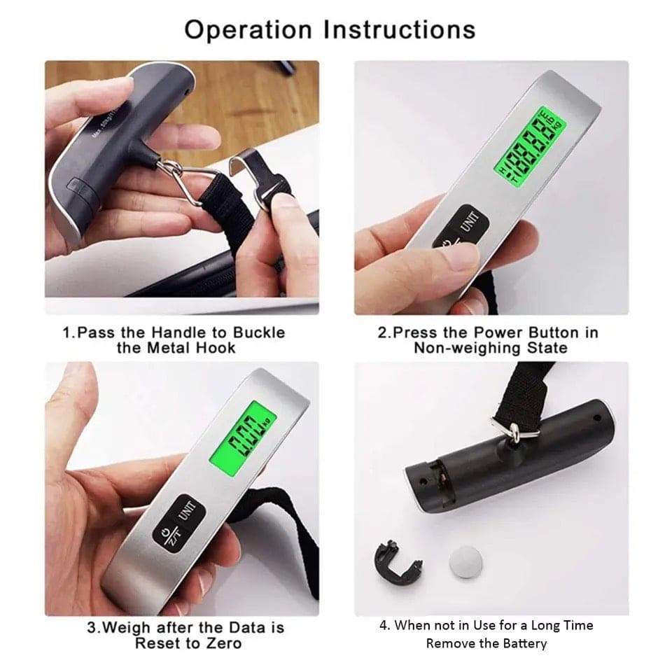 Portable LCD Digital Hanging Scale