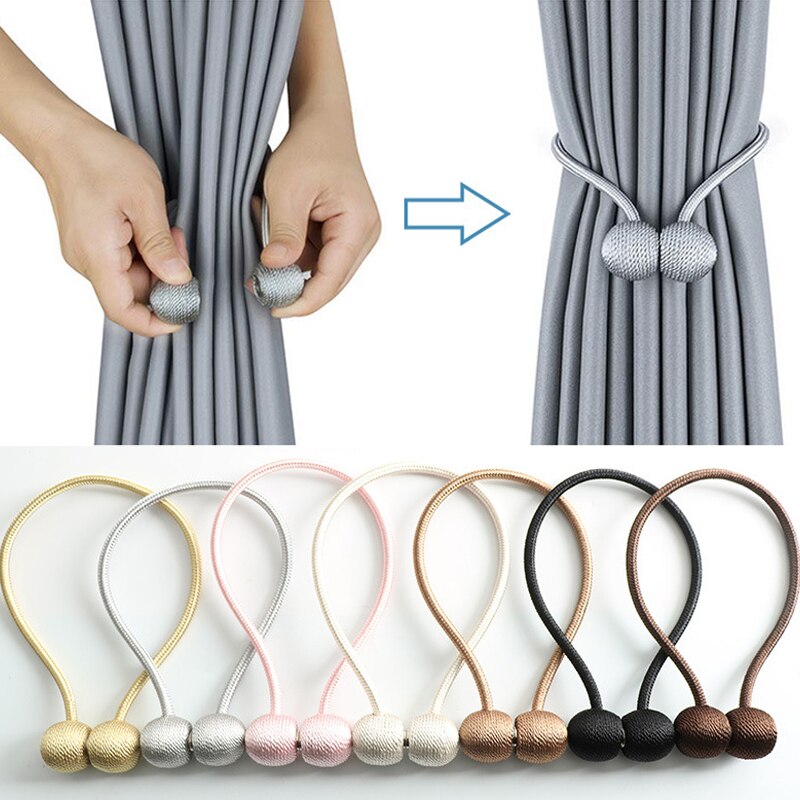 Premium Magnetic Ball Curtain Tiebacks