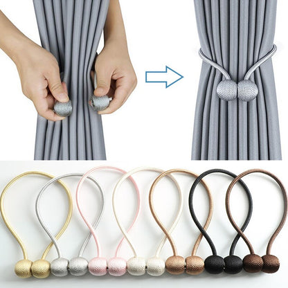 Premium Magnetic Ball Curtain Tiebacks