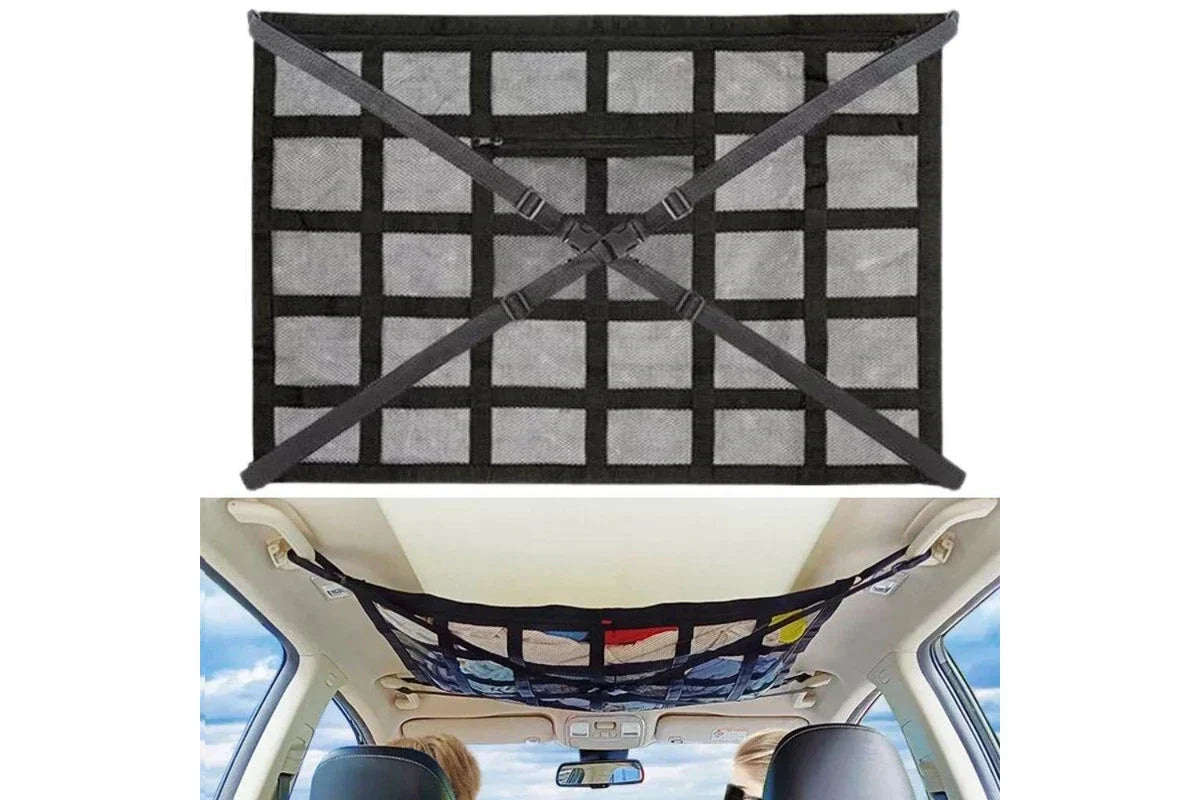 Universal Car Ceiling Mesh Storage Organizer