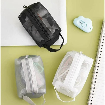 Nylon Mesh Zipper Pouch