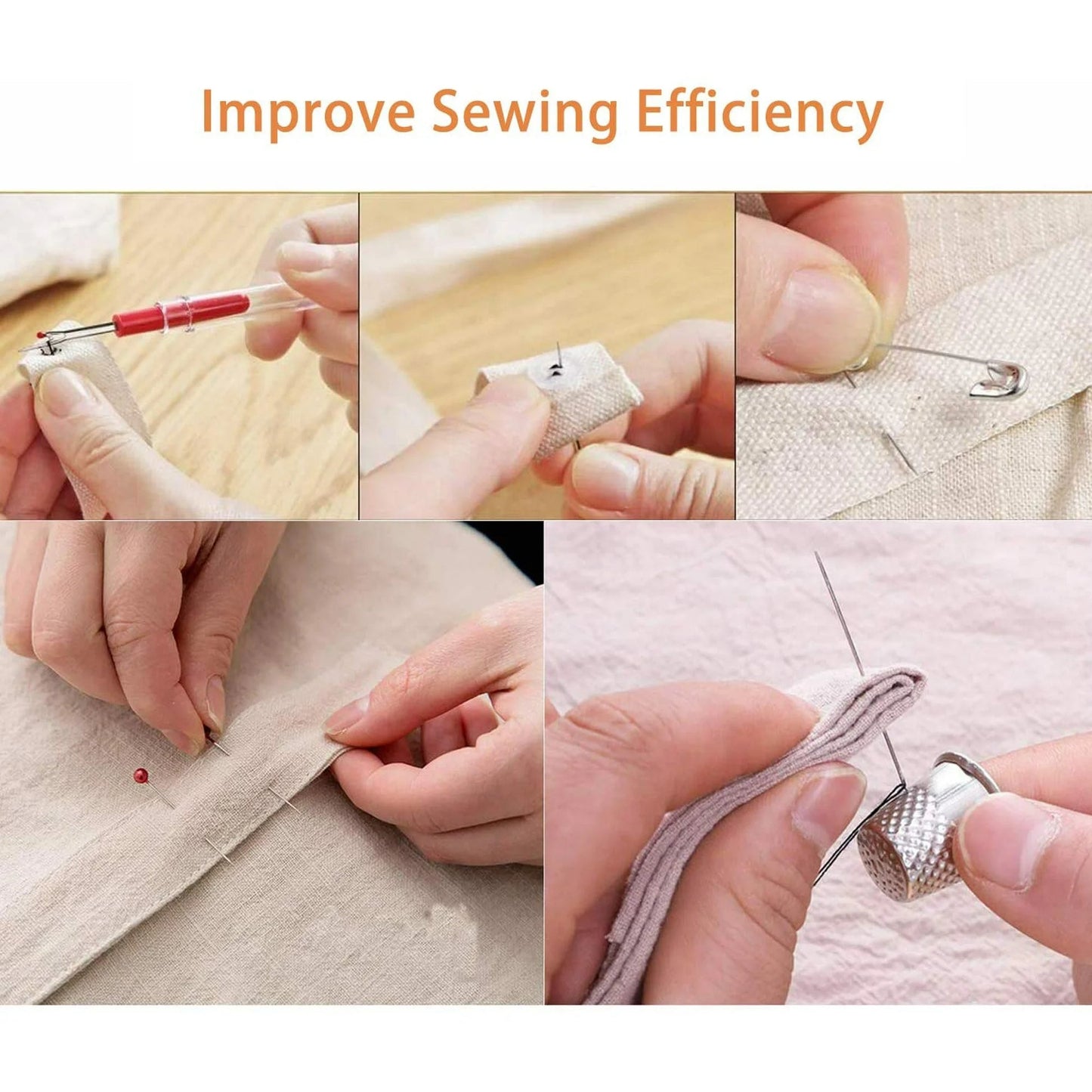 93 PCs Home Travel & Sewing Kit