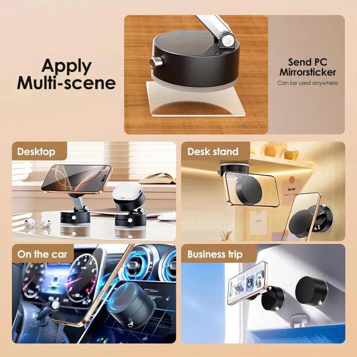 Magnetic Vacuum Suction Phone Holder