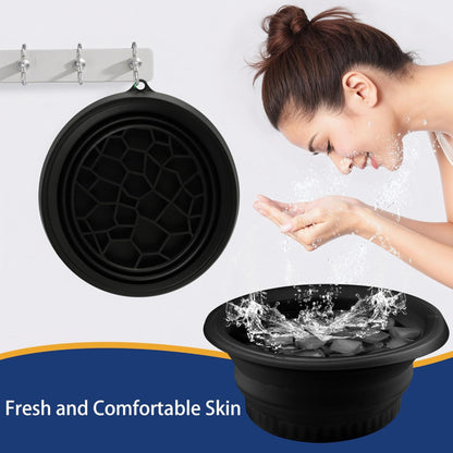 Silicone Foldable Face Ice Bath Bowl