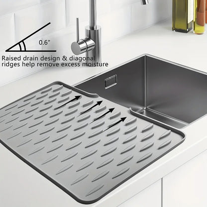 Silicone Dish Drying Mat for Kitchen Counter