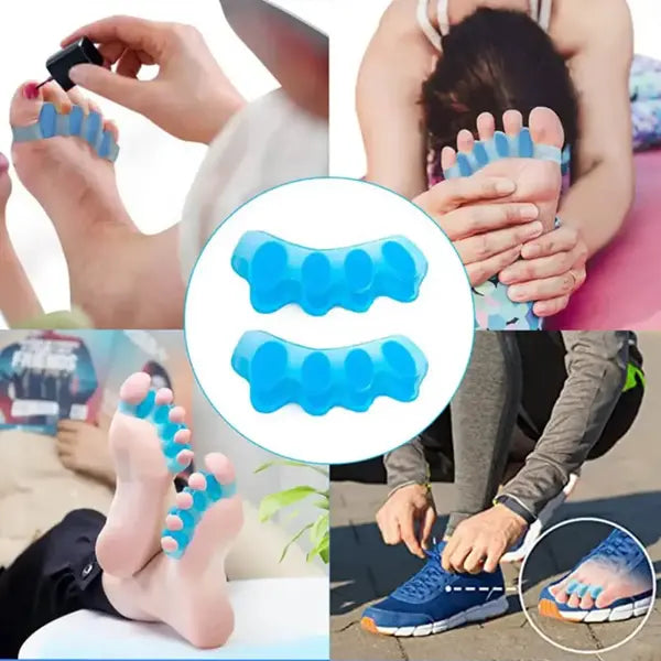 Silicone 5 Hole Toe Separator | Comfortable Toe Alignment & Pain Relief