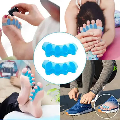 Silicone 5 Hole Toe Separator | Comfortable Toe Alignment & Pain Relief