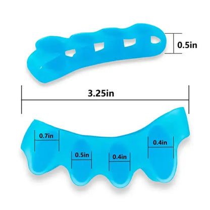 Silicone 5 Hole Toe Separator | Comfortable Toe Alignment & Pain Relief