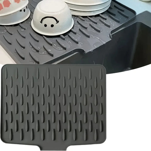 Silicone Dish Drying Mat for Kitchen Counter