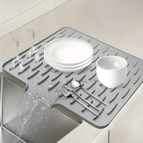 Silicone Dish Drying Mat for Kitchen Counter