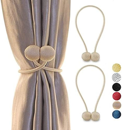 Premium Magnetic Ball Curtain Tiebacks