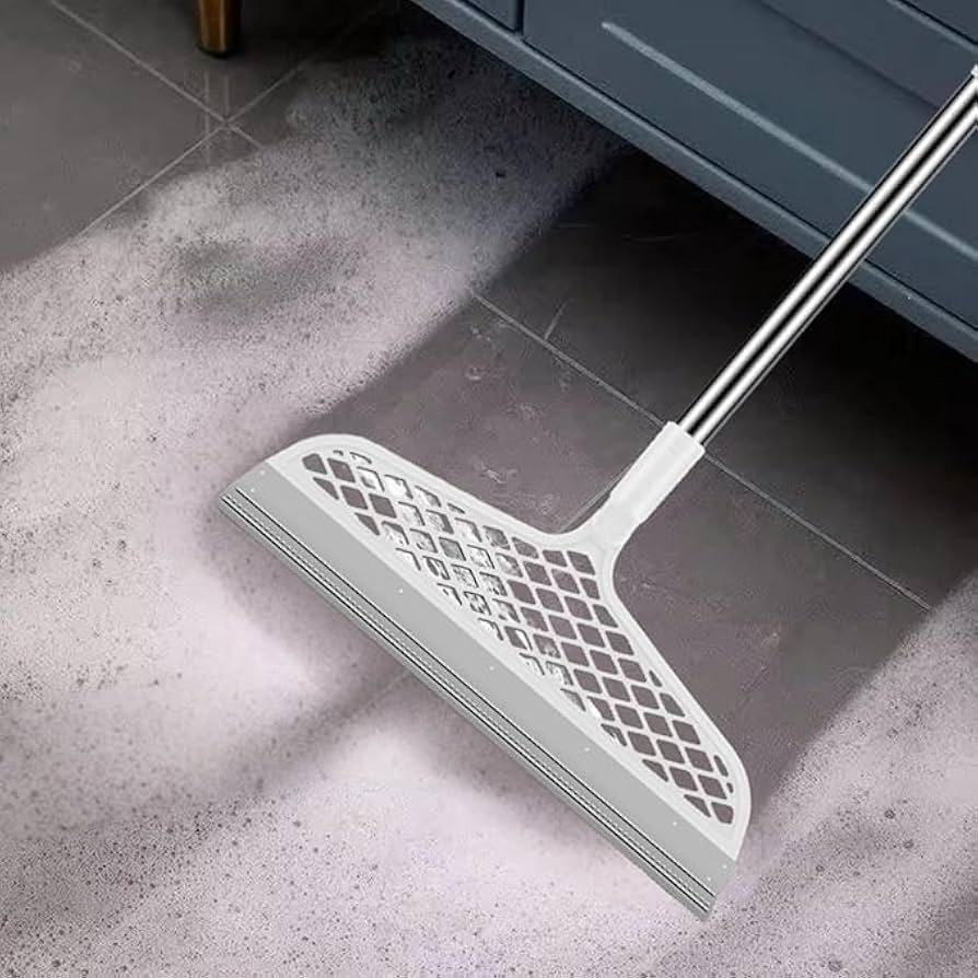 Heavy Duty Floor Scraper Broom & Wiper