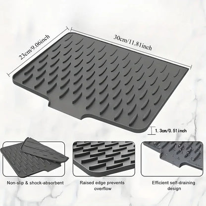 Silicone Dish Drying Mat for Kitchen Counter