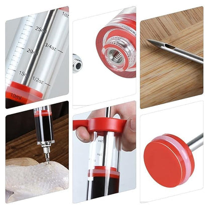 Meat Marinade Injector Gun