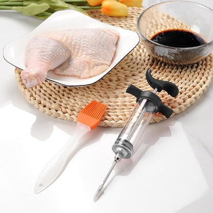 Meat Marinade Injector Gun
