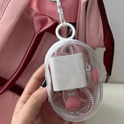Transparent Travel Organizer Bag With Key Chain