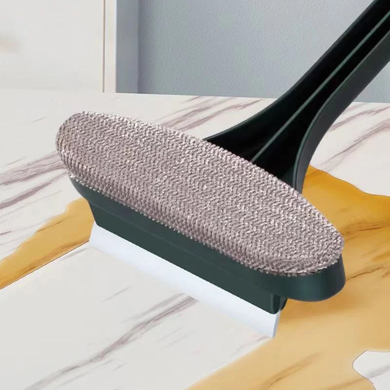 2 in 1 Window Net Cleaning Brush With Wiper