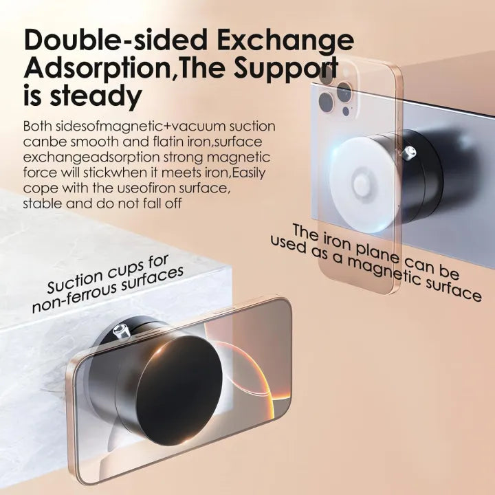 Magnetic Vacuum Suction Phone Holder