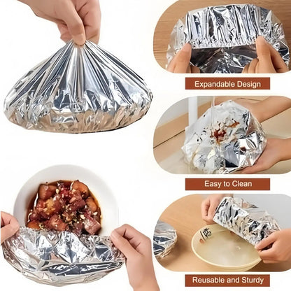 Reusable Aluminum Foil Food Wrap Covers