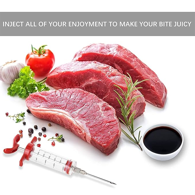 Meat Marinade Injector Gun