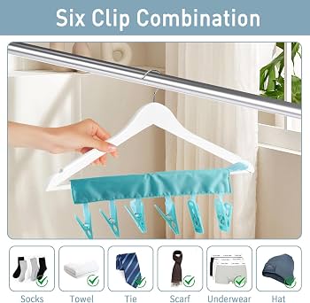 Foldable Space Saving Travel Clothes Hanger