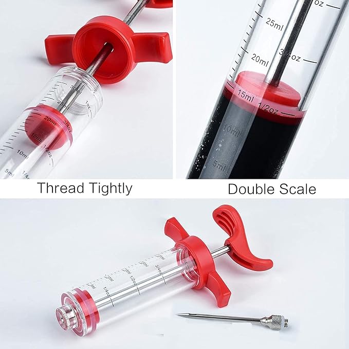 Meat Marinade Injector Gun