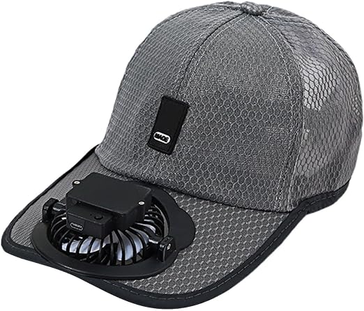 Solar Fan Cooling Cap | Built-in Rechargeable Cooling Hat