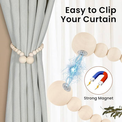 Premium Magnetic Ball Curtain Tiebacks
