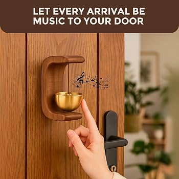 Classic Brass Door Chime Bell for Home Entrance & Office