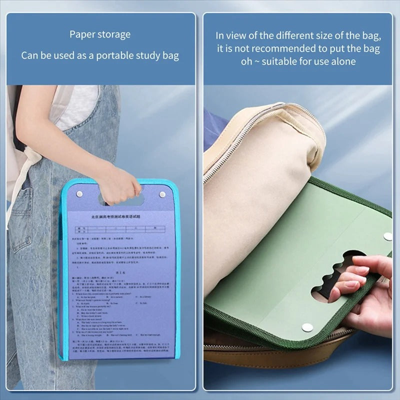 Multi Layer Document Organizer Bag