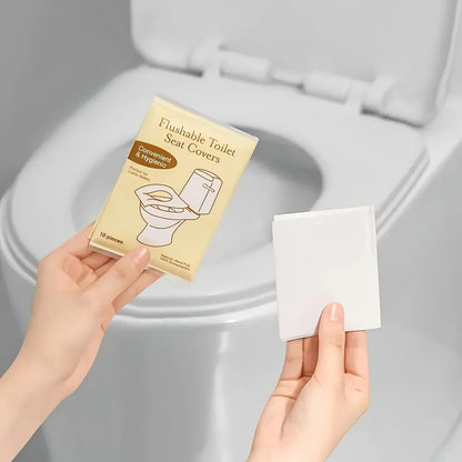 Flushable Toilet Seat Covers (10 Pieces)