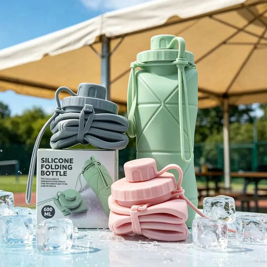 Silicone Foldable Water Bottle 600ML
