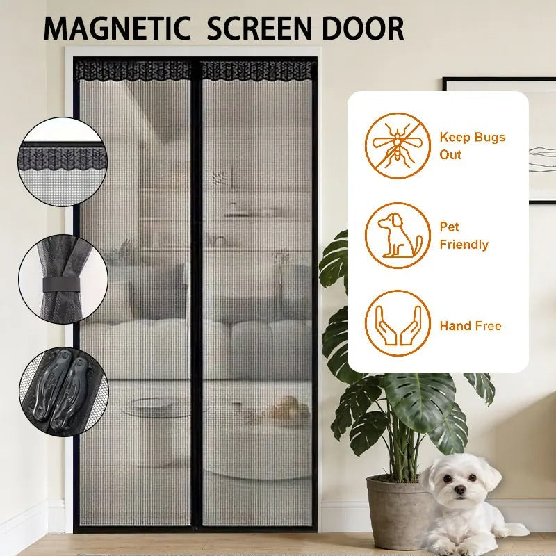 Magnetic Screen Door Curtain