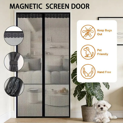 Magnetic Screen Door Curtain