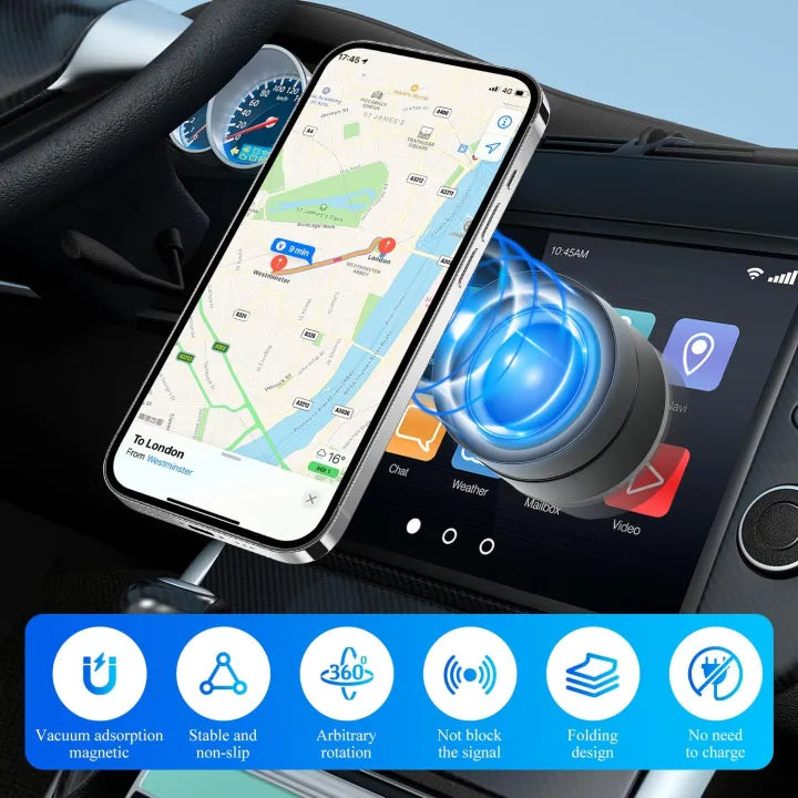 Magnetic Vacuum Suction Phone Holder
