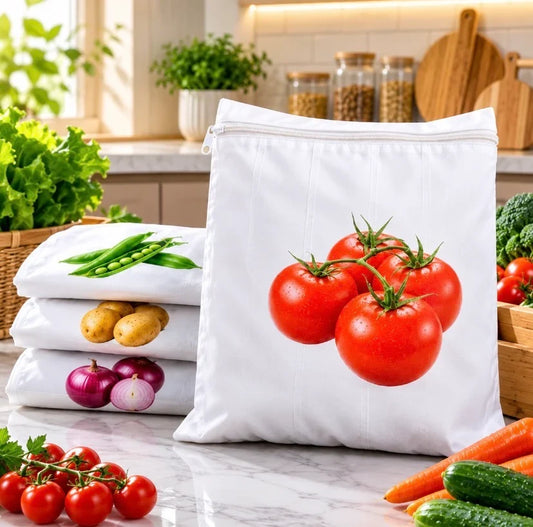 Multi-Purpose Reusable Cotton Grocery Storage Bag