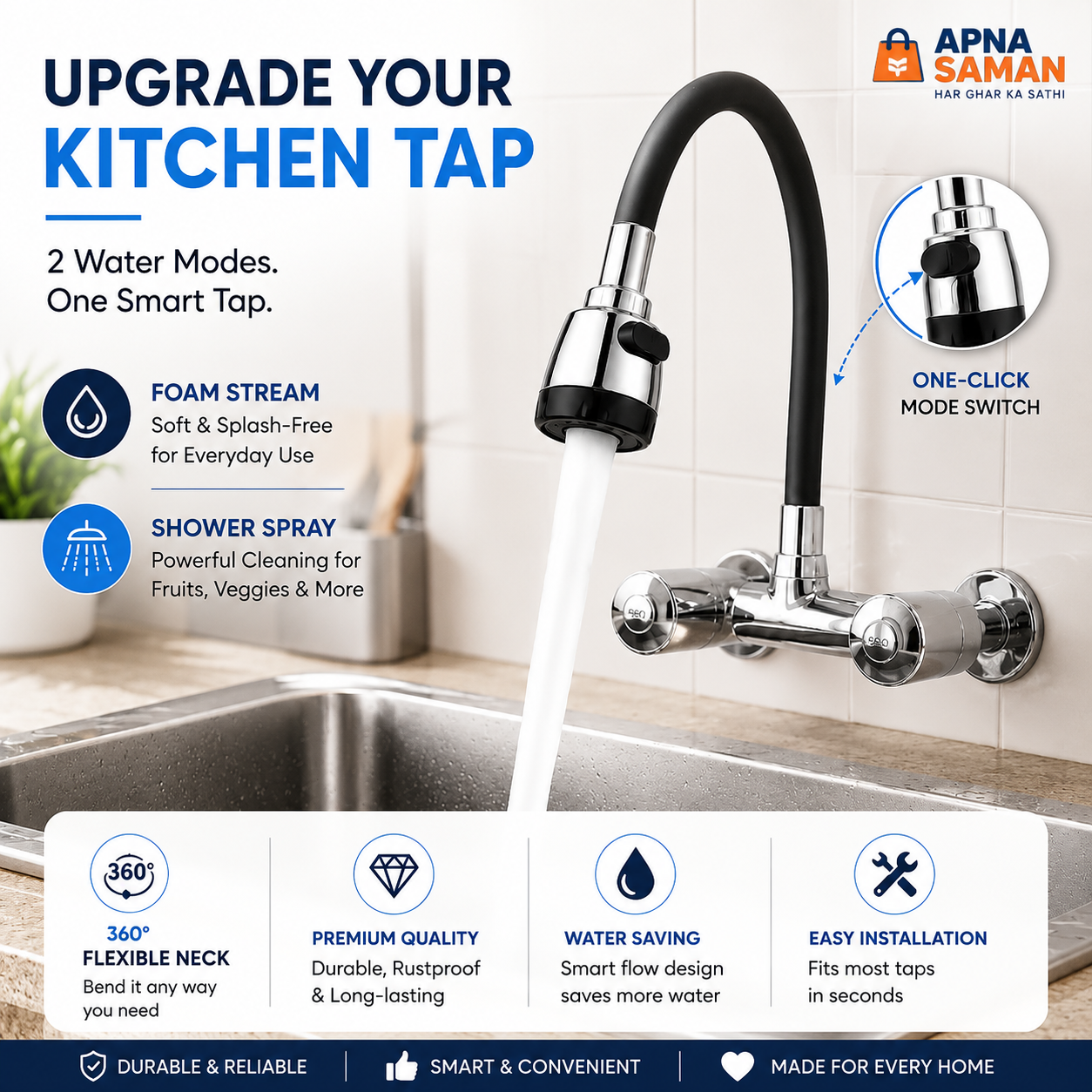 360° Silicone Faucet Extender