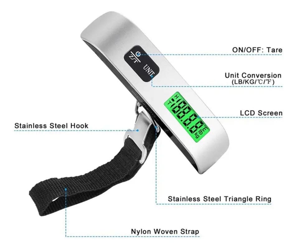 Portable LCD Digital Hanging Scale