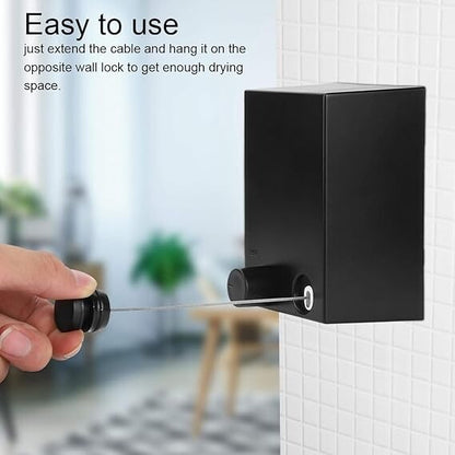 Adjustable Wall-Mounted Clothes Drying Rope