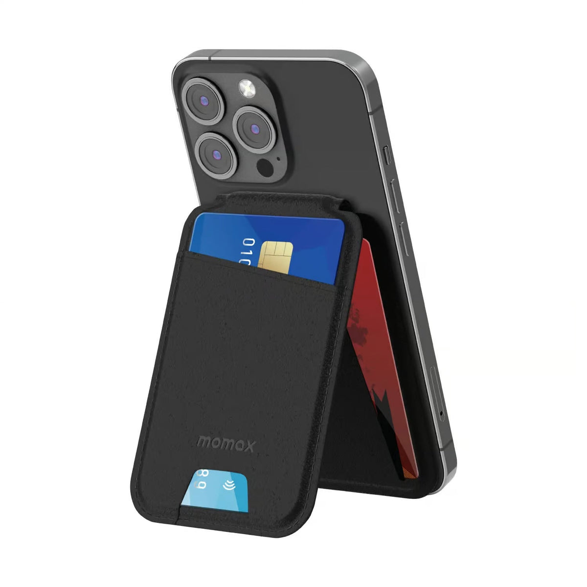 Luxury Magnetic Leather Wallet with Mobile Stand