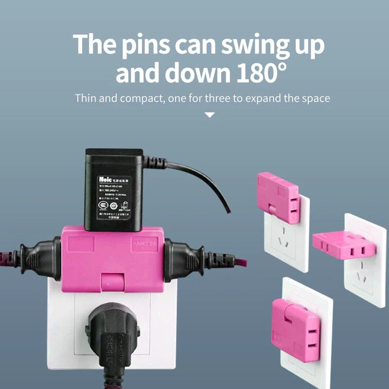 3-in-1 Foldable Socket Adapter