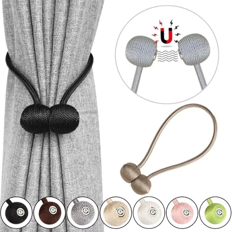 Premium Magnetic Ball Curtain Tiebacks
