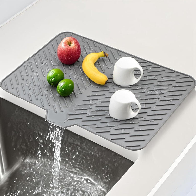 💧 Silicone Kitchen Sink Draining Mat
