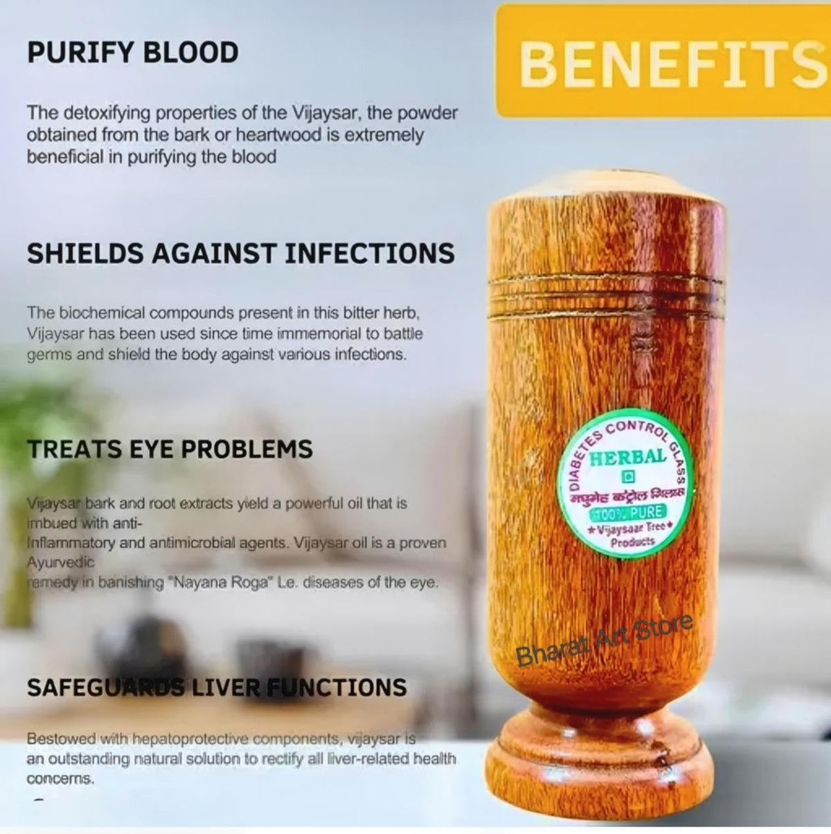 Wooden Herbal Wellness Cup